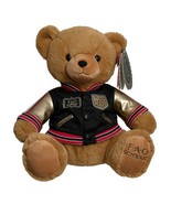 FAO Schwarz Toy Plush Anniversary Bear 12inch with Aviation Jacket - £15.18 GBP