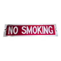 Vintage No Smoking Wall Plaque Original Metal Sign Rustic Man Cave Barn ... - $18.69