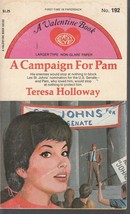 Holloway, Teresa - A Campaign For Pam - Valentine Romance - # 192 - £1.55 GBP