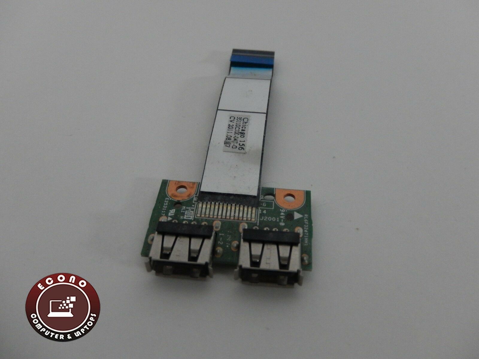 HP 2000-355DX 2000-356US Genuine Laptop Dual USB Board W/ Cable 35110CJ0... - $1.58