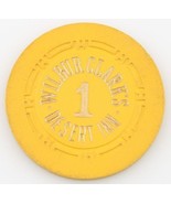 Wilbur Clark&#39;s Desert Inn Casino Roulette Chip Las Vegas Table 1 H Mold ... - £289.98 GBP