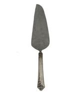 Heirloom Oneida Damask Rose Cake Pie Server Sterling Silver Handle Flatware - £30.55 GBP