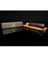 Brizard  Caiman Tobacco and Racing Orange Single Leather cigar holder - $5,460.31 MXN
