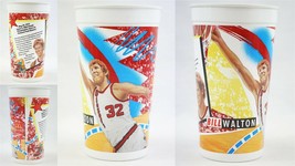 VINTAGE 1993 McDonald&#39;s Coke Bill Walton Blazers Large Plastic Cup  - $14.84