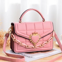 Chain Small Square Bag Female  Indentation Shoulder Crossbody Hand  Handbags - $37.00