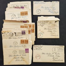 1942 vintage WWII LOVE LETTERS from USMC PAUL CLARK to BARB FULLER wheat... - $222.70