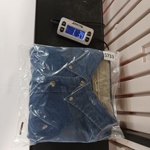 Roundtree & Yorke Men's Blue Cotton Button-Down Denim Shirt Size Large image 8