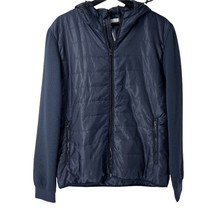 Mens Size Large Performance Jacket Vince Camuto Navy Blue Puffer Coat - £62.44 GBP