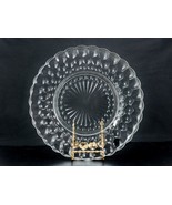 Anchor Hocking Clear Glass 9.25&quot; Plate, Bubble Clear Pattern, Vintage 19... - £11.71 GBP