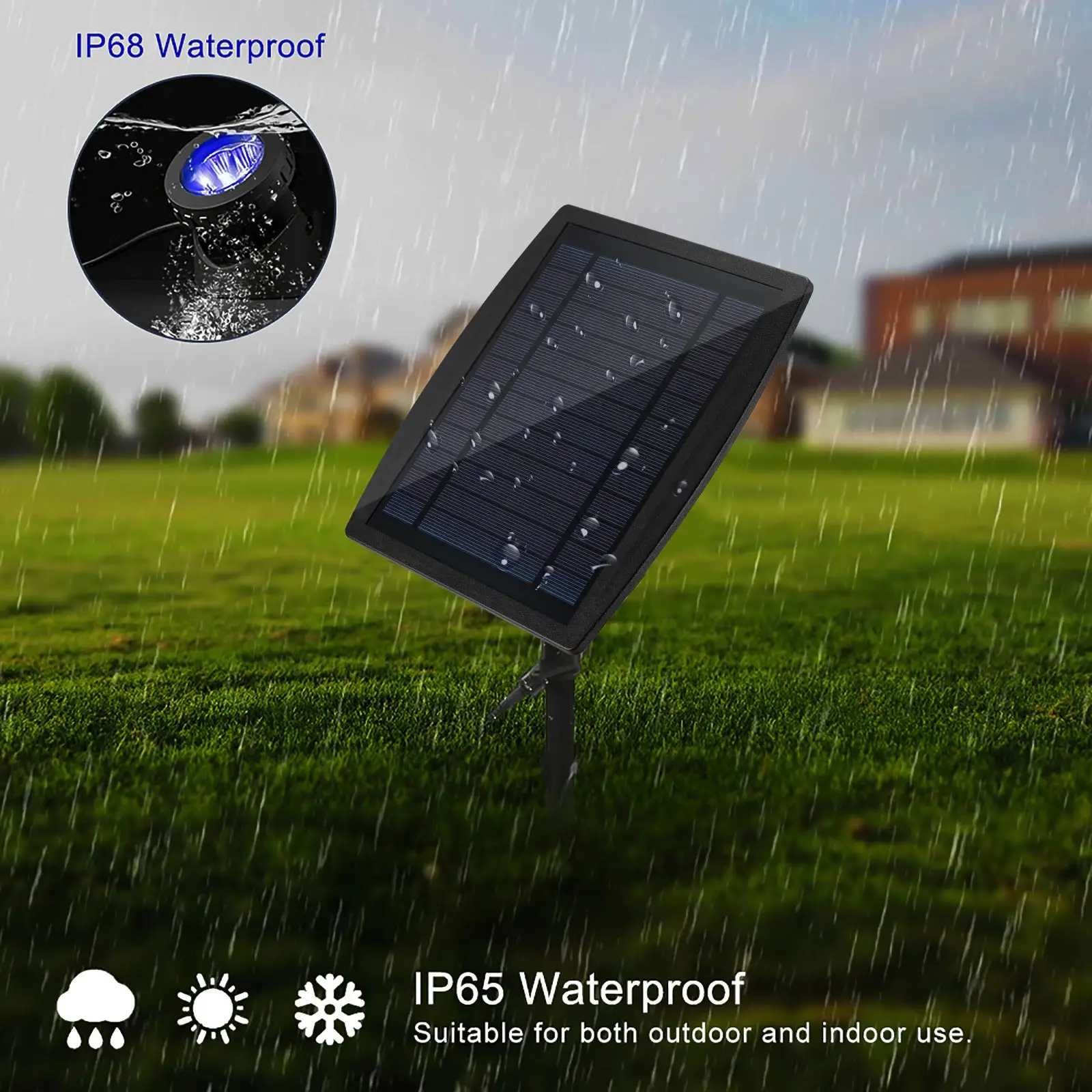 18pcs LED Outdoor Solar Lights RGB Lawn Ground Lamp IP68 Waterproof scape Spotli - £221.82 GBP