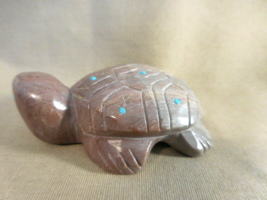 ZUNI Native American Pueblo Indian exquisite Turtle Tyler Quam  # 042622N - £85.45 GBP