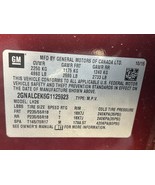 EQUINOX   2016 Fuel Vapor Canister 104764056 - $77.03