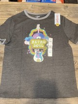 Boys' Short Sleeve 'Retro Soul' Ringer T-Shirt - Cat & Jack Gray Large. 4 - $8.90