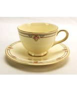 Royal Doulton Cup and Saucer, Sarah Pattern H5155, Fine Bone China, 1989... - $24.45