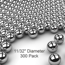300 11/32&quot; Inch G25 Precision Chromium Chrome Steel Bearing Balls AISI 5... - $41.99