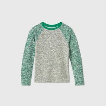 Boys&#39; Hacci Cozy Pullover - Cat &amp; Jack™ Green , s 6/7, nwt, - £4.71 GBP