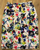 Nicole by Nicole Miller Colorful Floral Print Bodycon Mini Pencil Skirt ... - £13.25 GBP