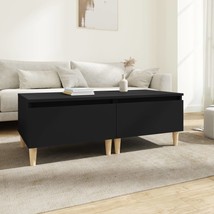 Side Tables 2 pcs Black 50x46x35 cm Engineered Wood - £36.32 GBP