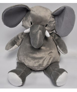 EB Embroider Gray Elford Elephant 16 Inch Embroidery Stuffed Animal - $38.35 CAD