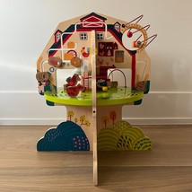 The Manhattan Toy Company Farmyard Adventure Wooden Toddler Activity Center - $94.99