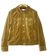 Isaac Mizrahi Live Womens Jacket Size 8 Camel Brown Leopard Lined Button... - £13.83 GBP