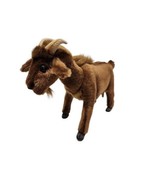 RARE Hansa Brown Goat Plush 4148 Stuffed Animal Toy Lincraft - £29.52 GBP
