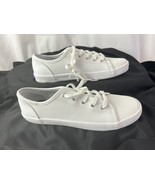Keds White Leather MEMORY FOAM Sneaker Low Top Lace Up Women 4.5 M - $394.68 MXN