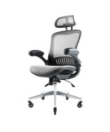 Ergoflip Mesh Computer Chair - Rolling Desk Chair With Retractable Armre... - £347.62 GBP
