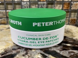 Peter Thomas Roth Cucumber De-Tox Hydra-Gel Eye Patches 60 Ct New No Box - £17.28 GBP