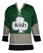 Any Name Number Ireland Irish Shamrock Retro Hockey Jersey New Green Any Size - £39.83 GBP+