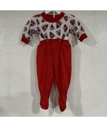 Vintage Chicago Bulls Baby 2 Piece Snap Outfit Footies SIZE 9 MONTHS MAD... - $30.00