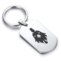 Stainless Steel Year of the Rooster Zodiac Dog Tag Keychain - $10.00