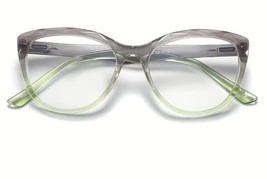 Womens&#39; Reading Glasses ~ Two Tone GRAY/GREEN ~ Plastic Frames ~ +4.00 Strength - £14.94 GBP