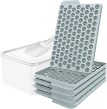 Mini Ice Cube Trays,104X4 PCS Small Ice Cube Tray Crushed Ice Tray for Chilling - £18.49 GBP