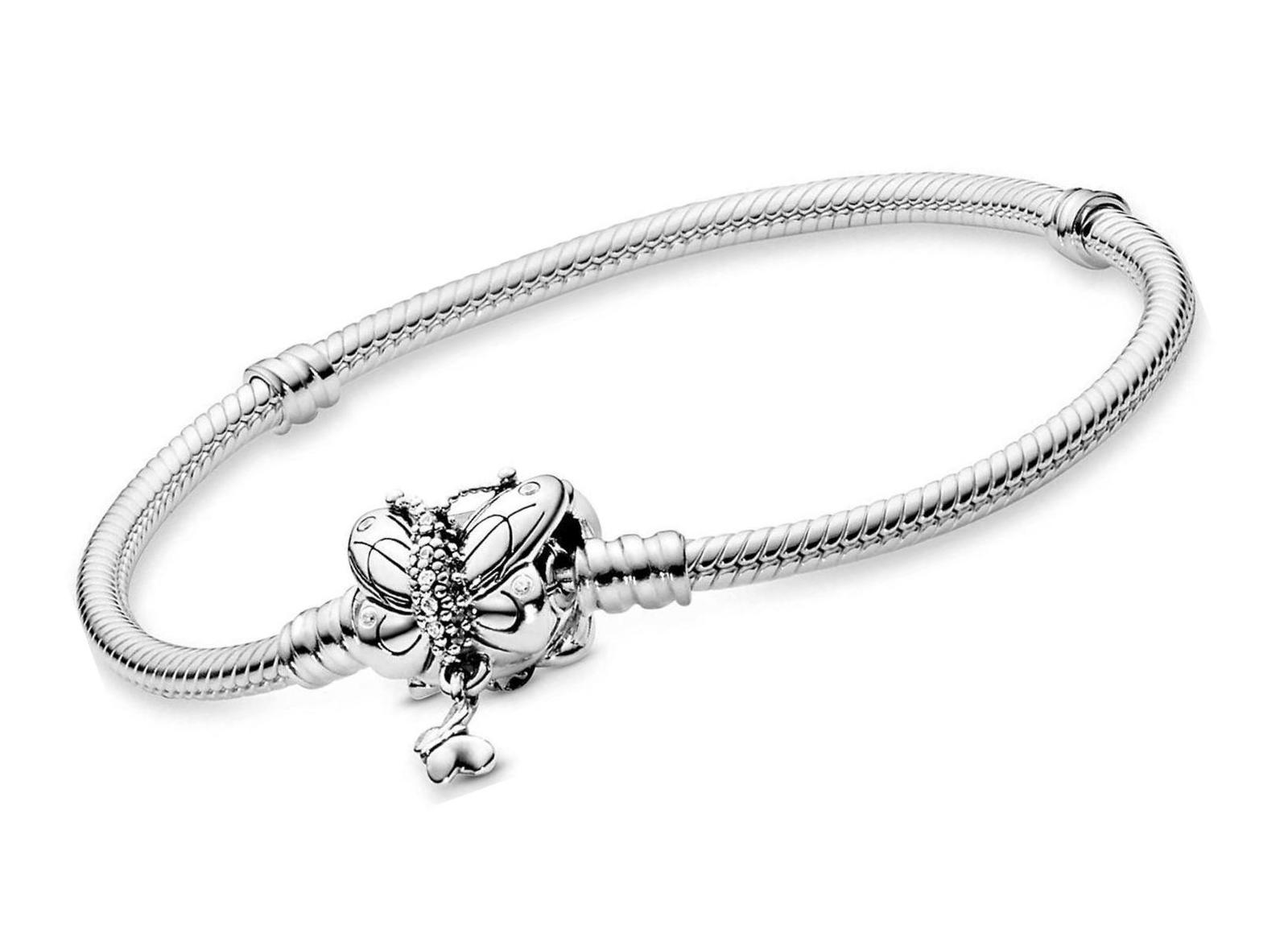 PANDORA Moments Silver Bracelet, Butterfly - £307.72 GBP