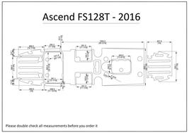2016 Ascend FS128T Kayak Boat EVA Foam Teak Deck Floor Pad Flooring - £252.85 GBP
