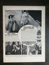 Vintage 1938 Royal Crown RC Cola Horse Full Page Original Ad - 422 - £5.22 GBP