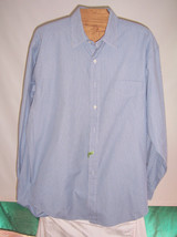 Polo by Ralph Lauren Lowell Sport blue striped Button down Shirt Mens Size Large - £11.86 GBP