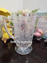 Easter Iredescent Bunny Rabbit Knobby Glass Pitcher - $42.99