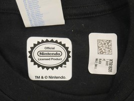 Nintendo Super Mario Iconic Boo Portrait Graphic T-Shirt Black SS Mens Small - £17.30 GBP