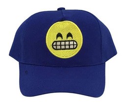 Emoji Embroidered Baseball Cap Navy Blue UNISEX Male Female Free Shipping - £5.51 GBP