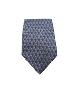 Calvin Klein Mens Dress Tie Suit 100% Silk Purple Gray Triangle Geometri... - £11.73 GBP