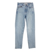 GARAGE DENIM Mom Jeans High Waist, Peg Leg, Stonewash 24x28&quot; Sz 00 Y2K S... - £14.78 GBP