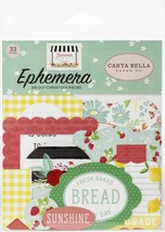 Carta Bella Cardstock Ephemera 3 Icons, Summer Market - £6.74 GBP