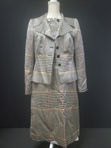 Escada Geometric Wool Silk Blend Dress Jacket Blazer Suit Set Sz 40 / 10... - $3,961.20 MXN