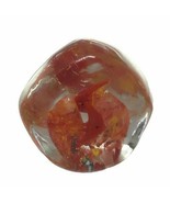 Paperweight Art Glass Orange 2 Angel Fish Flowing Reeds Swimming Clear B... - £18.54 GBP