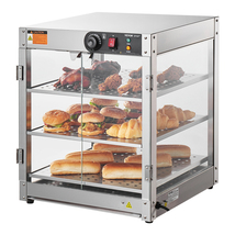 VEVOR 3-Tier Commercial Food Warmer Display, 800W Food Display Warmer wi... - $239.99