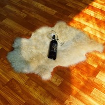 Genuine Natural Large Real Sheepskin Rug Luxury British Throw Premium Silky XL - £49.58 GBP+