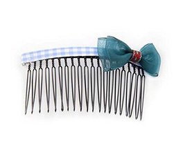 Set of 3 Children Hair Accessories National Style Hairpins and Hair Comb, Blue