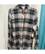 Old Navy Plaid Button-Down Shirt - Green and Gray - €14,49 EUR